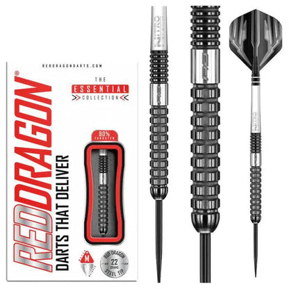 Carnage 4 90% Tungsten Steel Tip Darts By Red Dragon