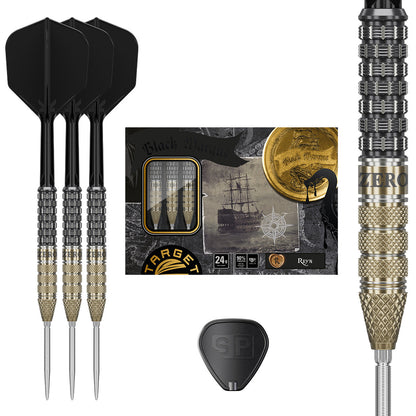 Black Marque Reyn 90% Tungsten Sp Steel Tip Darts By Target Japan