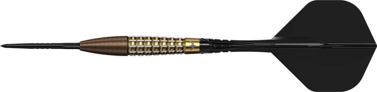 Mission Rhodon Darts Steel Tip - 95% Tungsten - Bronze & Gold Pvd 23 Gram