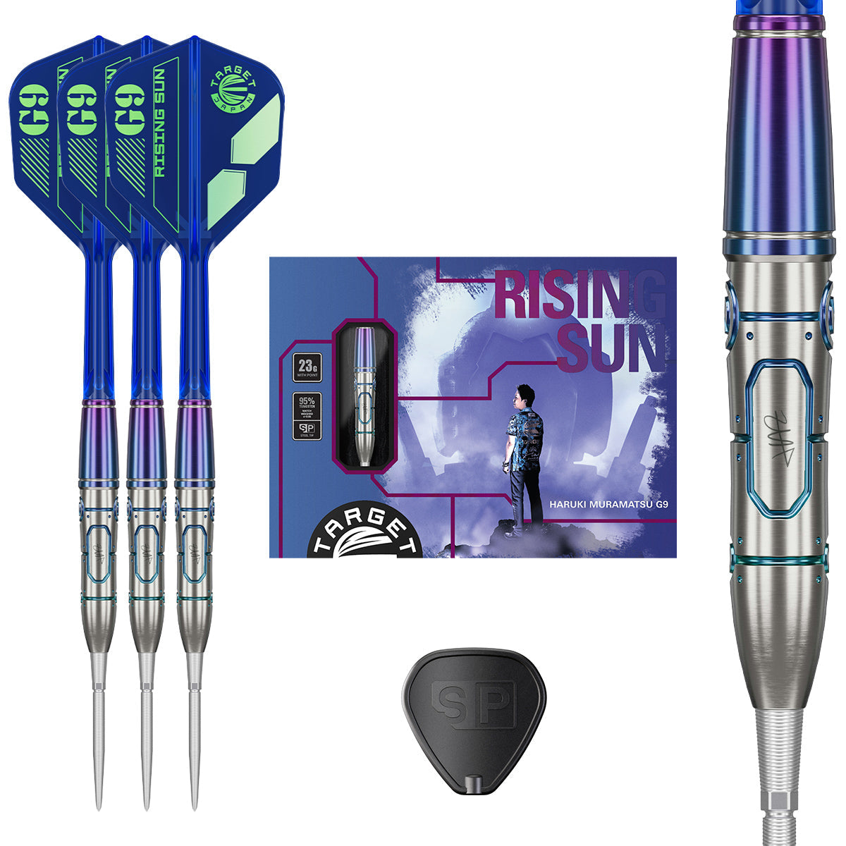 Target Japan Rising Sun G9 Smooth 95% Tungsten Sp Steel Tip Darts