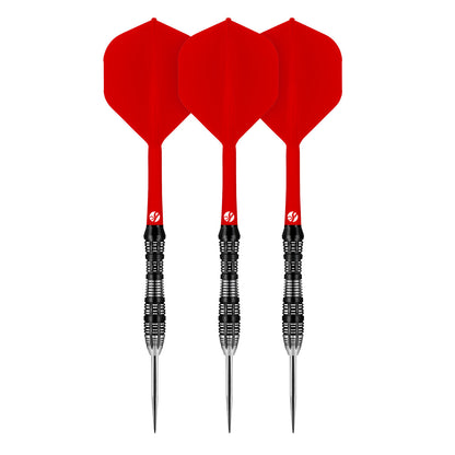 Flight Deck Red One Piece Dart Flight And Shaft System By Shot