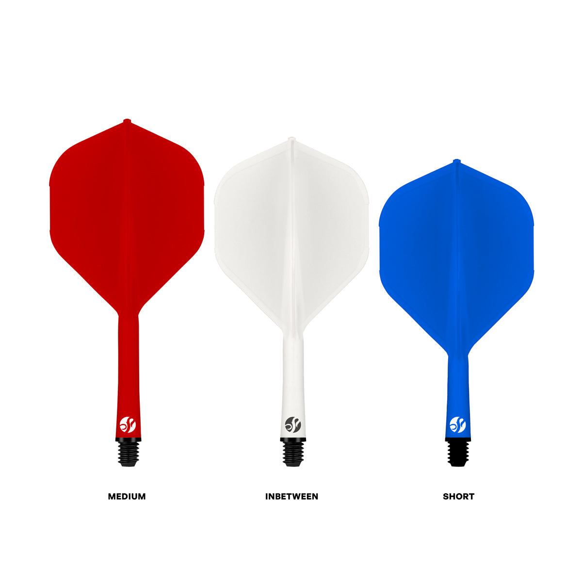 Flight Deck Tricolour One Piece Dart Flight And Shaft System By Shot