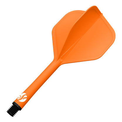 Flight Deck Orange One Piece Dart Flight And Shaft System By Shot