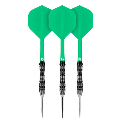 Flight Deck Green One Piece Dart Flight And Shaft System By Shot