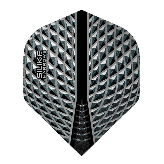 Silika No2 Standard Smokey Dart Flights By Harrows