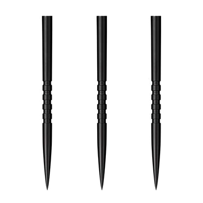 Shot Grip Dart Points - Steel Tip - 5 Ring - Black 32Mm