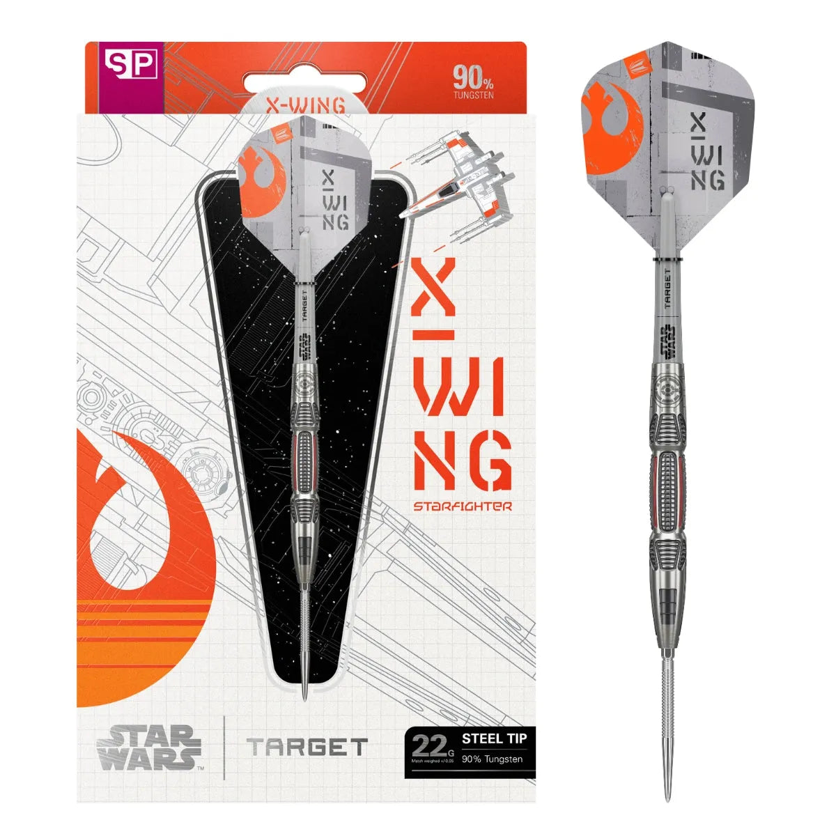 Star Wars™ | Target X-Wing 90% Tungsten Steel Tip Darts