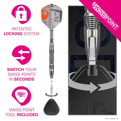 Star Wars™ | Target X-Wing 90% Tungsten Steel Tip Darts