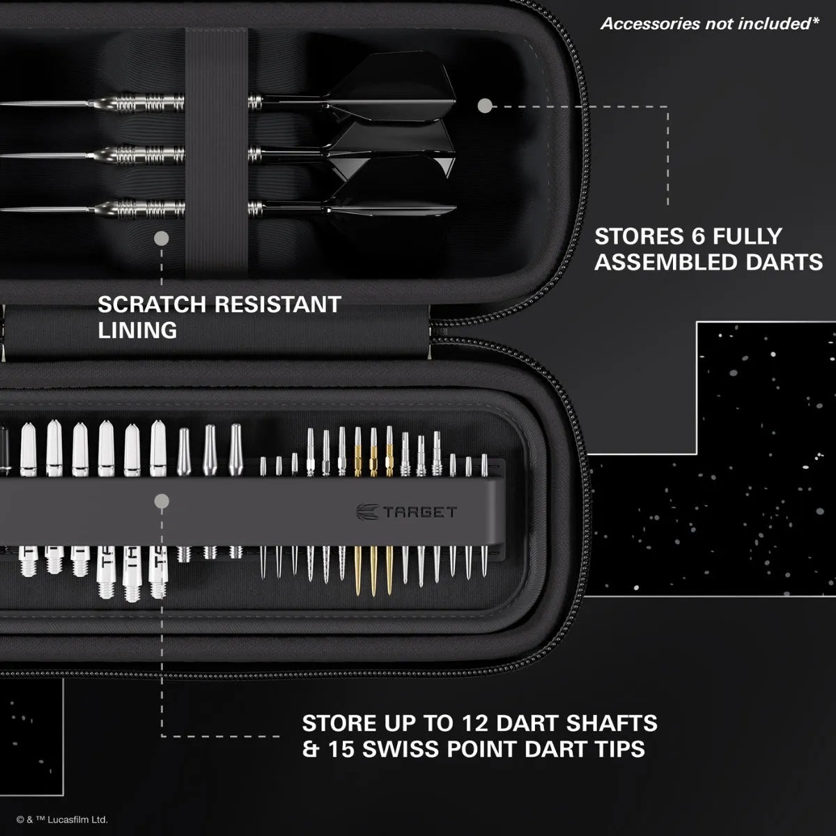 Star Wars Target Storm Trooper Boa Darts Case