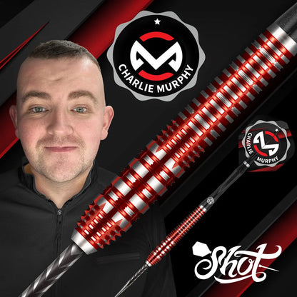 Shot Collab Pro Series Charlie Murphy 90% Tungsten Steel Tip Darts