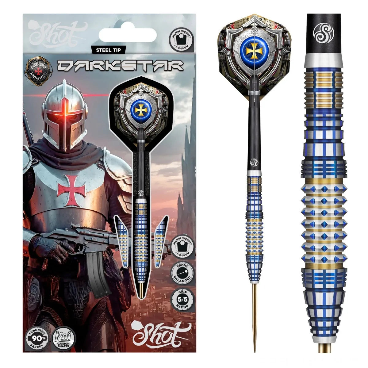 Future Knights Darkstar 90% Tungsten Steel Tip Darts By Shot