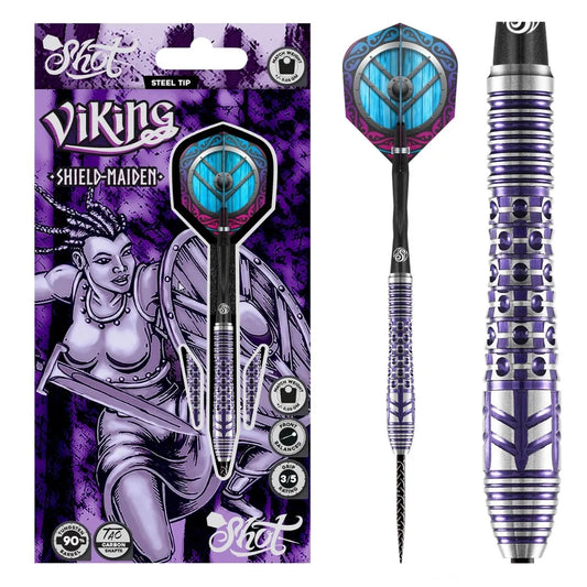 Viking Shield Maiden 90% Tungsten Steel Tip Darts By Shot
