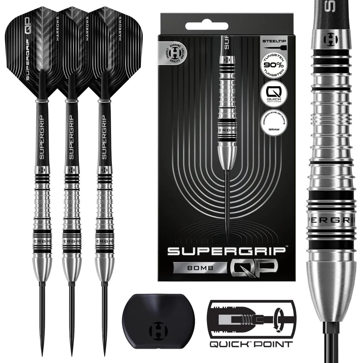 Harrows Supergrip Bomb 90% Tungsten QP