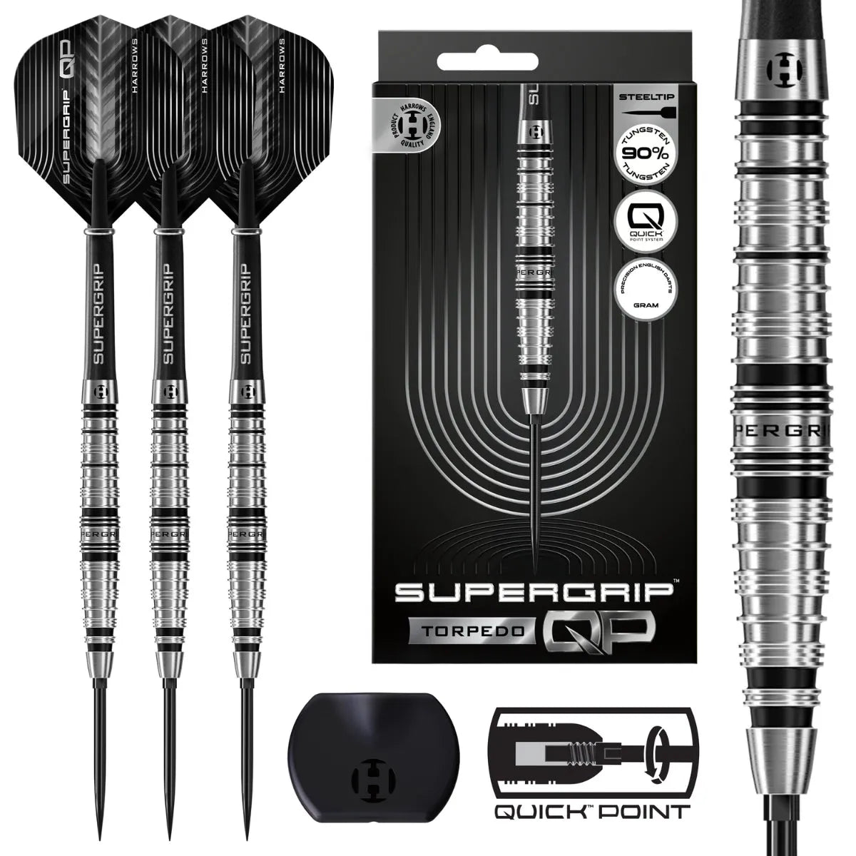 Harrows Supergrip Torpedo 90% Tungsten QP