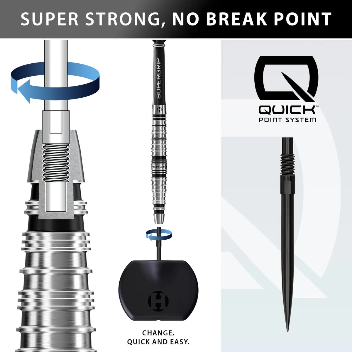 Harrows Supergrip Torpedo quick point
