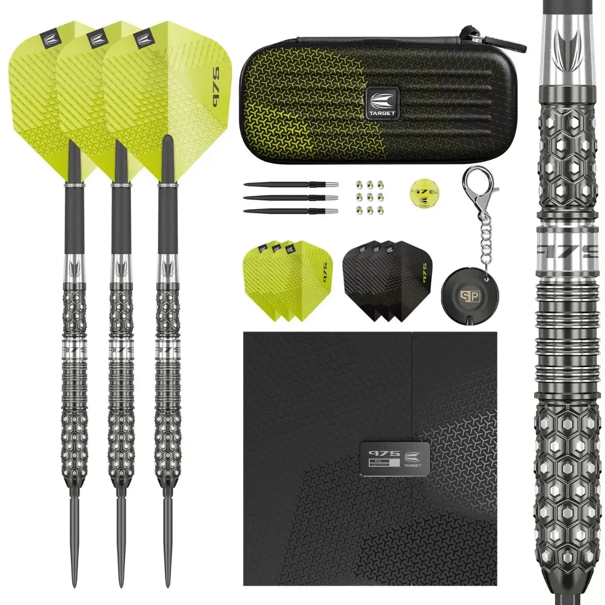 975 Ultra Marine 02 97.5% Tungsten Swiss Point Steel Tip Darts By Target