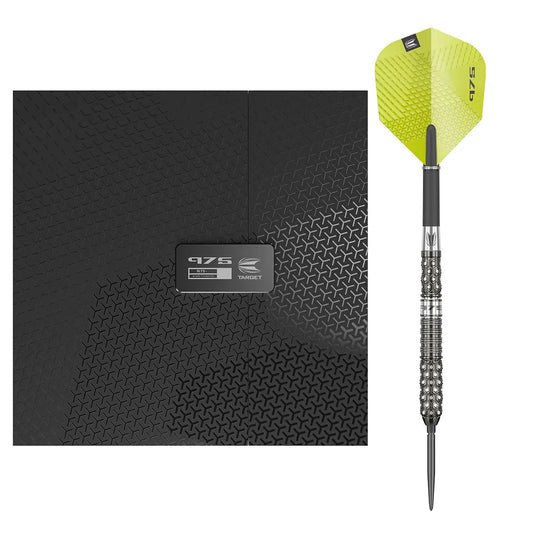 975 Ultra Marine 02 97.5% Tungsten Swiss Point Steel Tip Darts By Target
