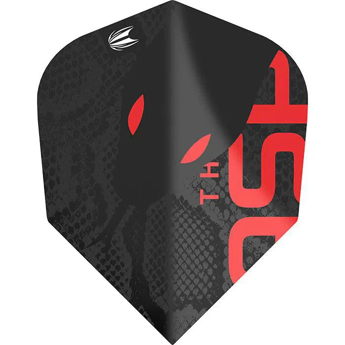 Nathan Aspinall 80% Black Pro.Ultra No6 Dart Flights By Target