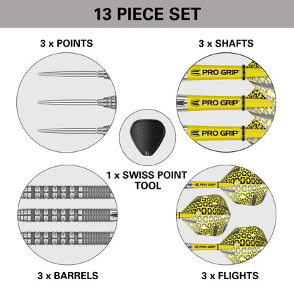 Bolide 01 Swiss Point 90% Tungsten Steel Tip Darts By Target
