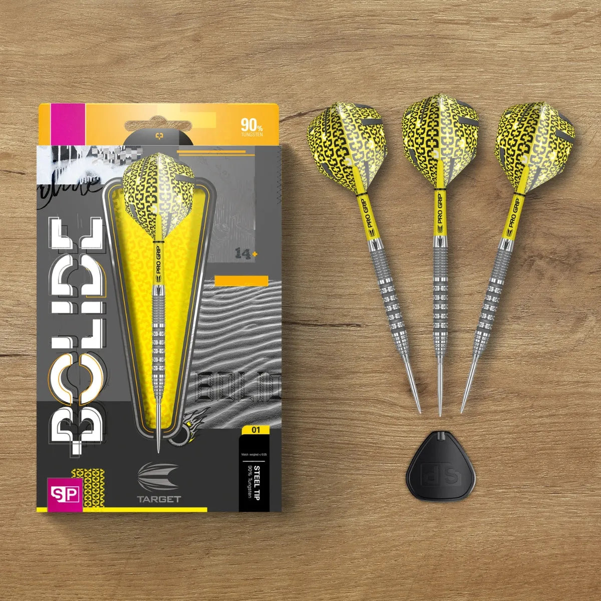 Bolide 01 Swiss Point 90% Tungsten Steel Tip Darts By Target