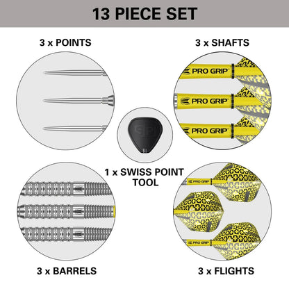 Bolide 02 Swiss Point 90% Tungsten Steel Tip Darts By Target