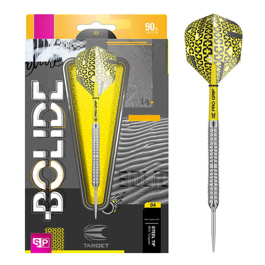 Bolide 04 Swiss Point 90% Tungsten Steel Tip Darts By Target