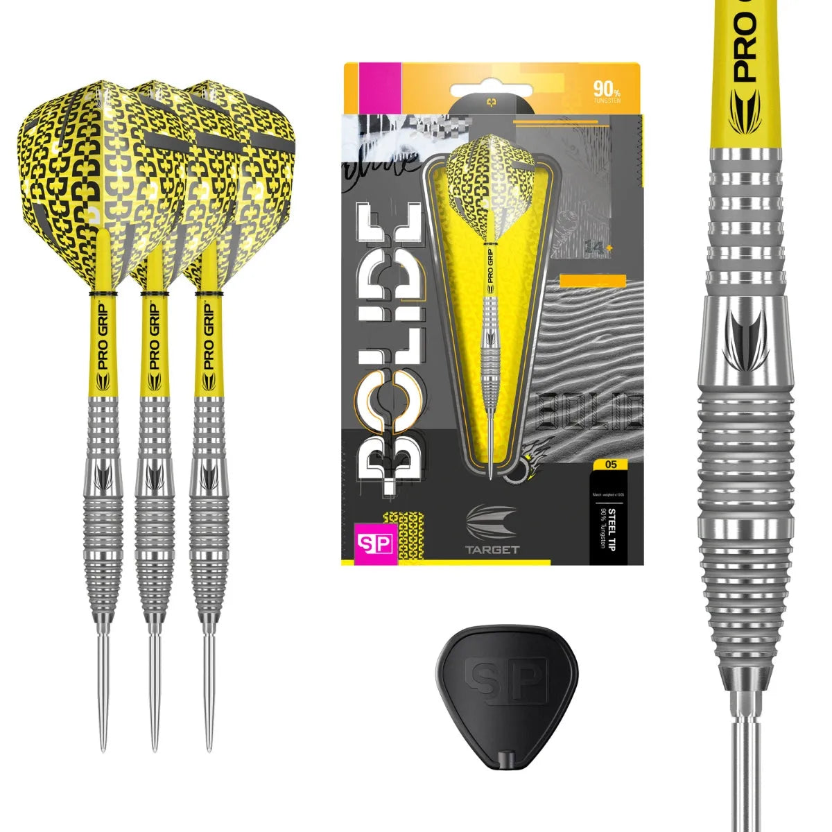 Bolide 05 Swiss Point 90% Tungsten Steel Tip Darts By Target
