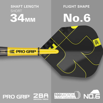 Target Darts Bolide Void 01 90% Tungsten Steel Tip Darts - image 5