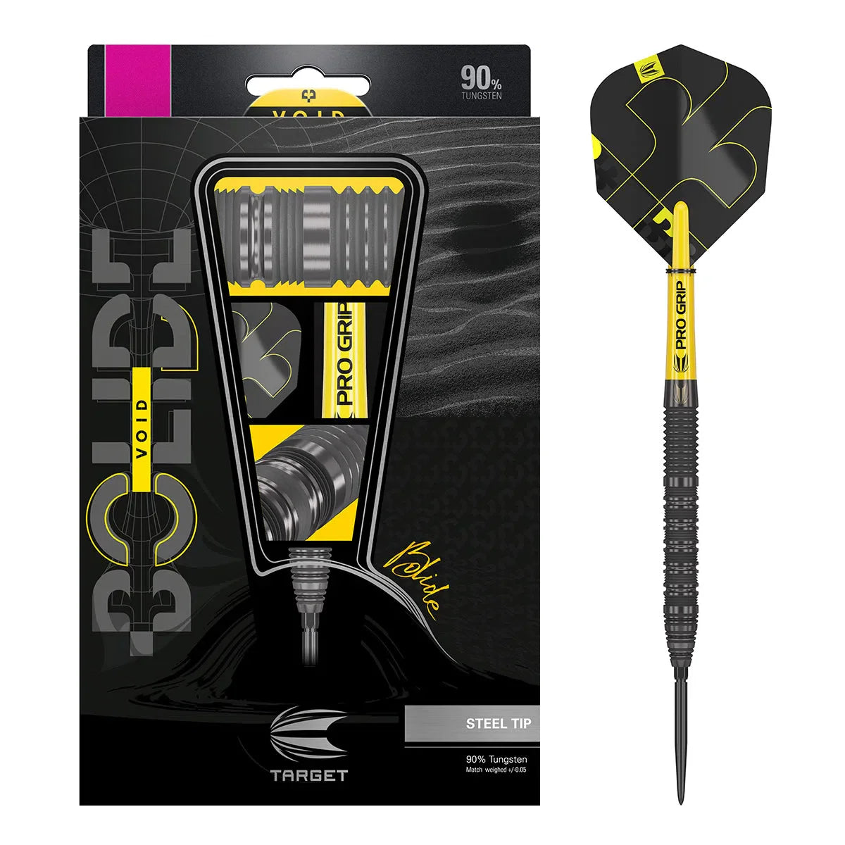 Target Darts Bolide Void 01 90% Tungsten Steel Tip Darts - image 1