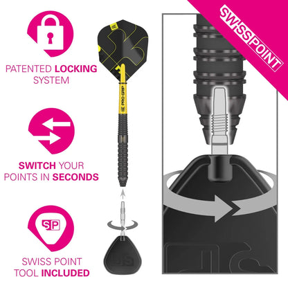 Target Darts Bolide Void 02 90% Tungsten Steel Tip Darts - image 6