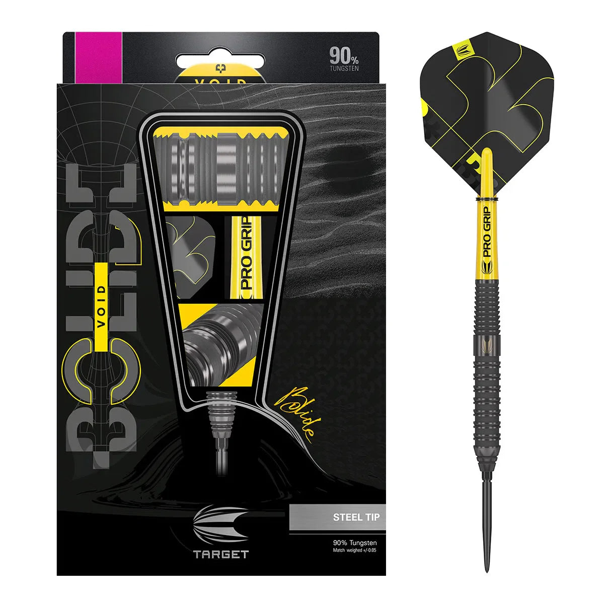 Target Darts Bolide Void 02 90% Tungsten Steel Tip Darts - image 1