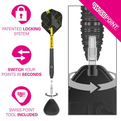 Bolide Void 03 90% Tungsten Sp Steel Tip Darts By Target