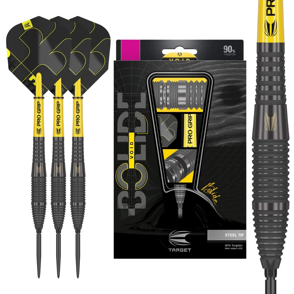 Target Darts Bolide Void 05 90% Tungsten Steel Tip Darts - image 3