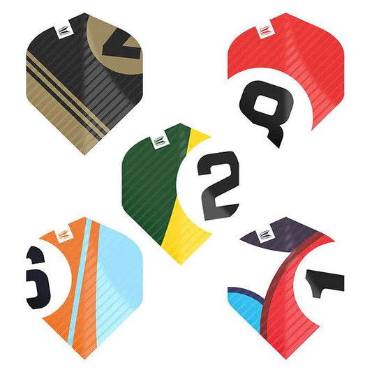 Chicane Pro.Ultra Black No2 Dart Flights By Target No 2
