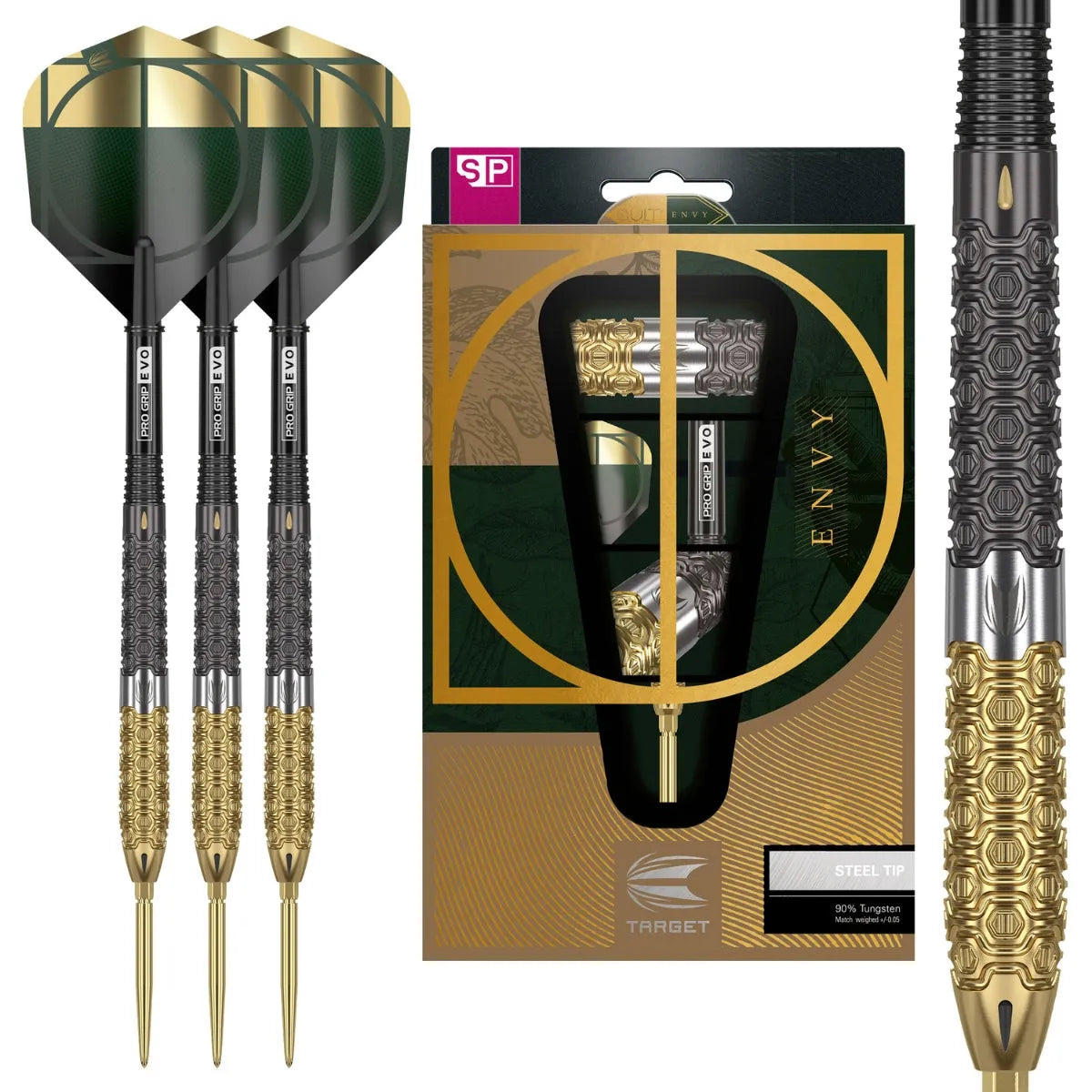Cult Envy 02 90% Tungsten Sp Steel Tip Darts By Target