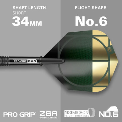 Cult Envy 03 90% Tungsten Sp Steel Tip Darts By Target