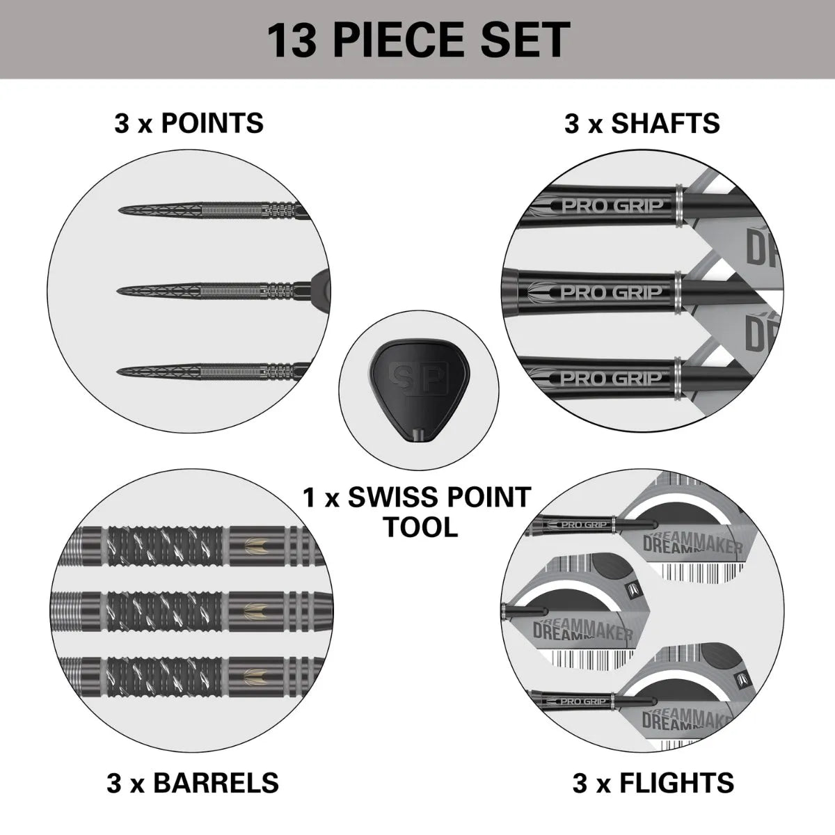 Dimitri Van Den Bergh X Echo 90% Tungsten Sp Steel Tip Darts By Target