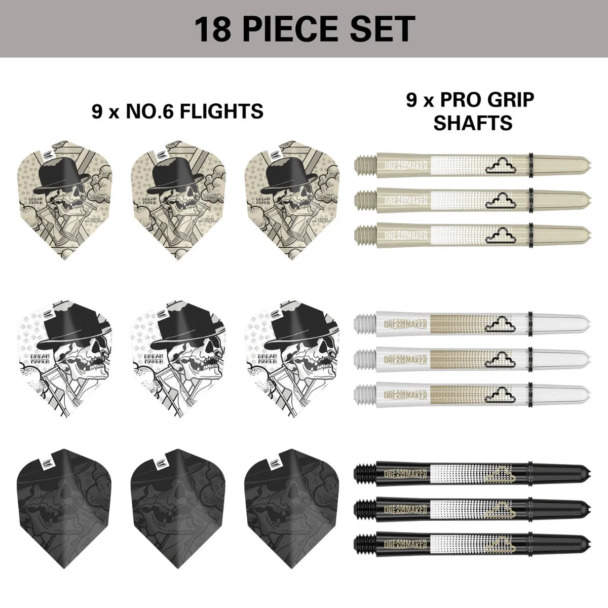 Dimitri Van Den Bergh Ink Flight & Shaft Kit By Target