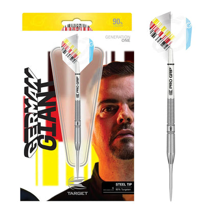 Gabriel Clemens Black 90% Tungsten Steel Tip Darts By Target