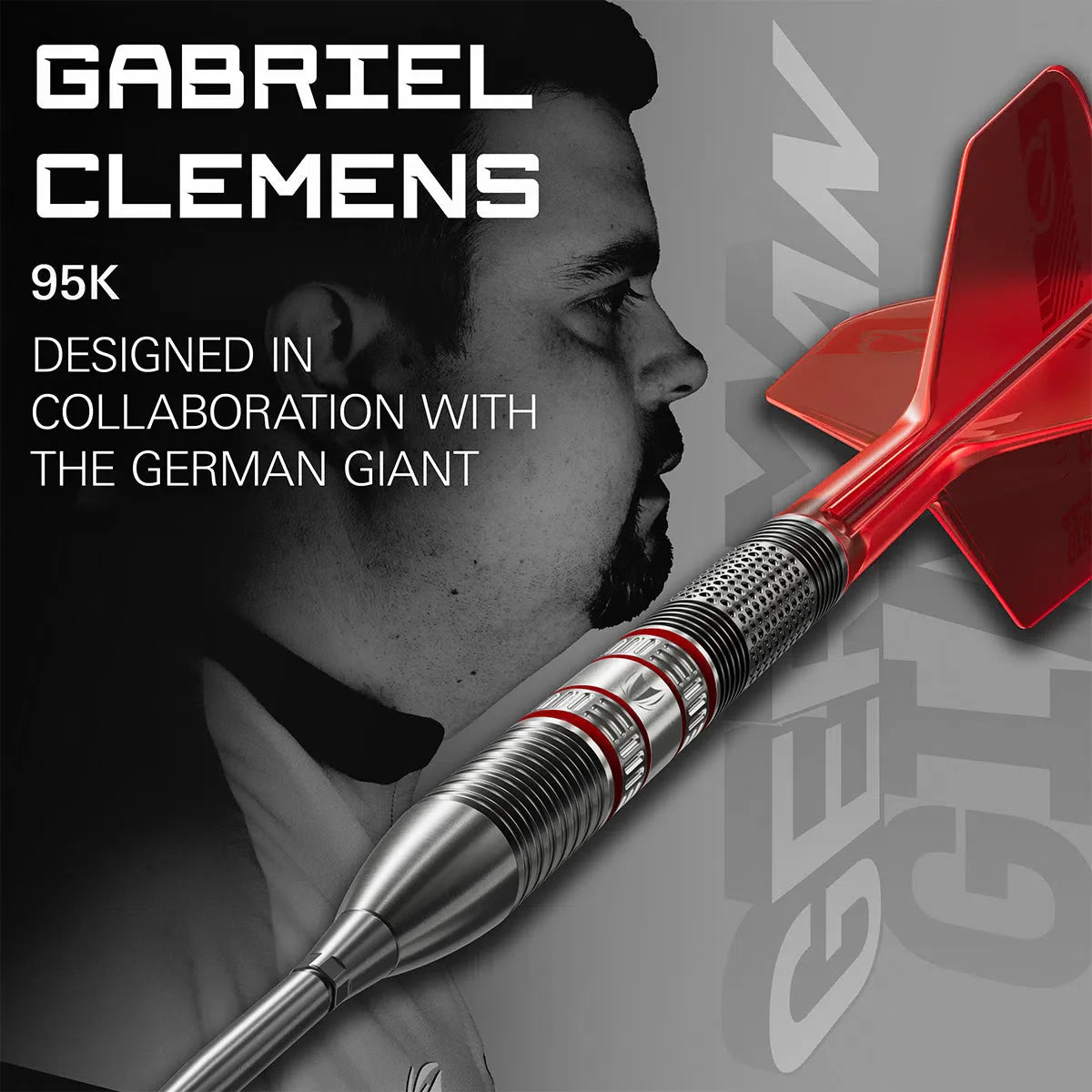 Gabriel Clemens 95K 95% Tungsten Sp Steel Tip Darts By Target