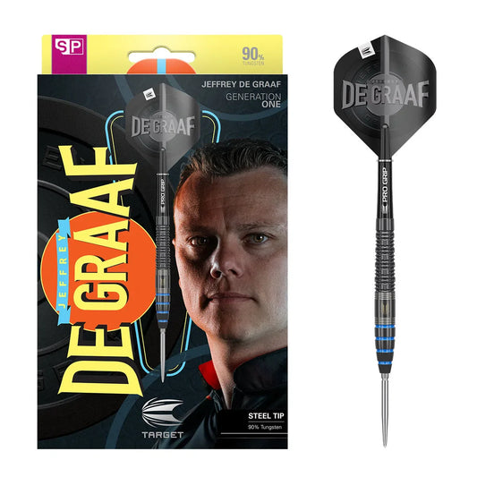 Jeffrey De Graaf 90% Tungsten Sp Steel Tip Darts By Target