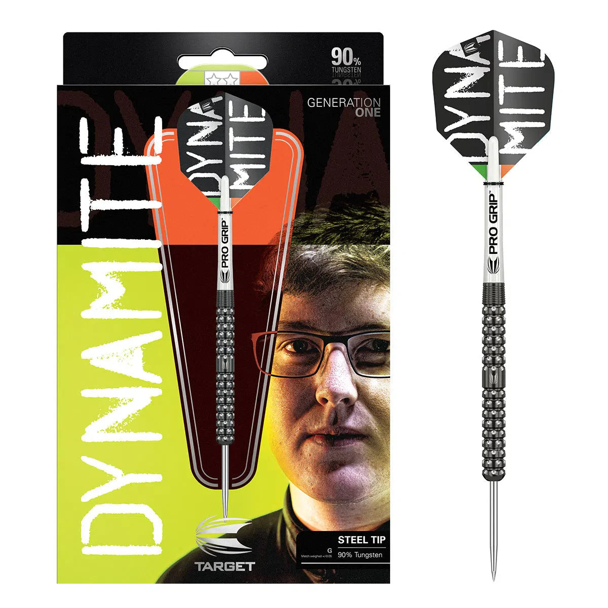 Keane Barry 90% Tungsten Steel Tip Darts By Target