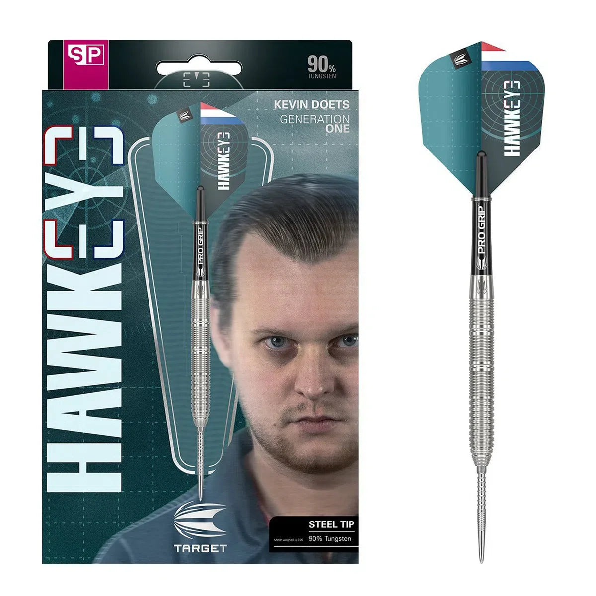 Kevin Doets 90% Tungsten Sp Steel Tip Darts By Target
