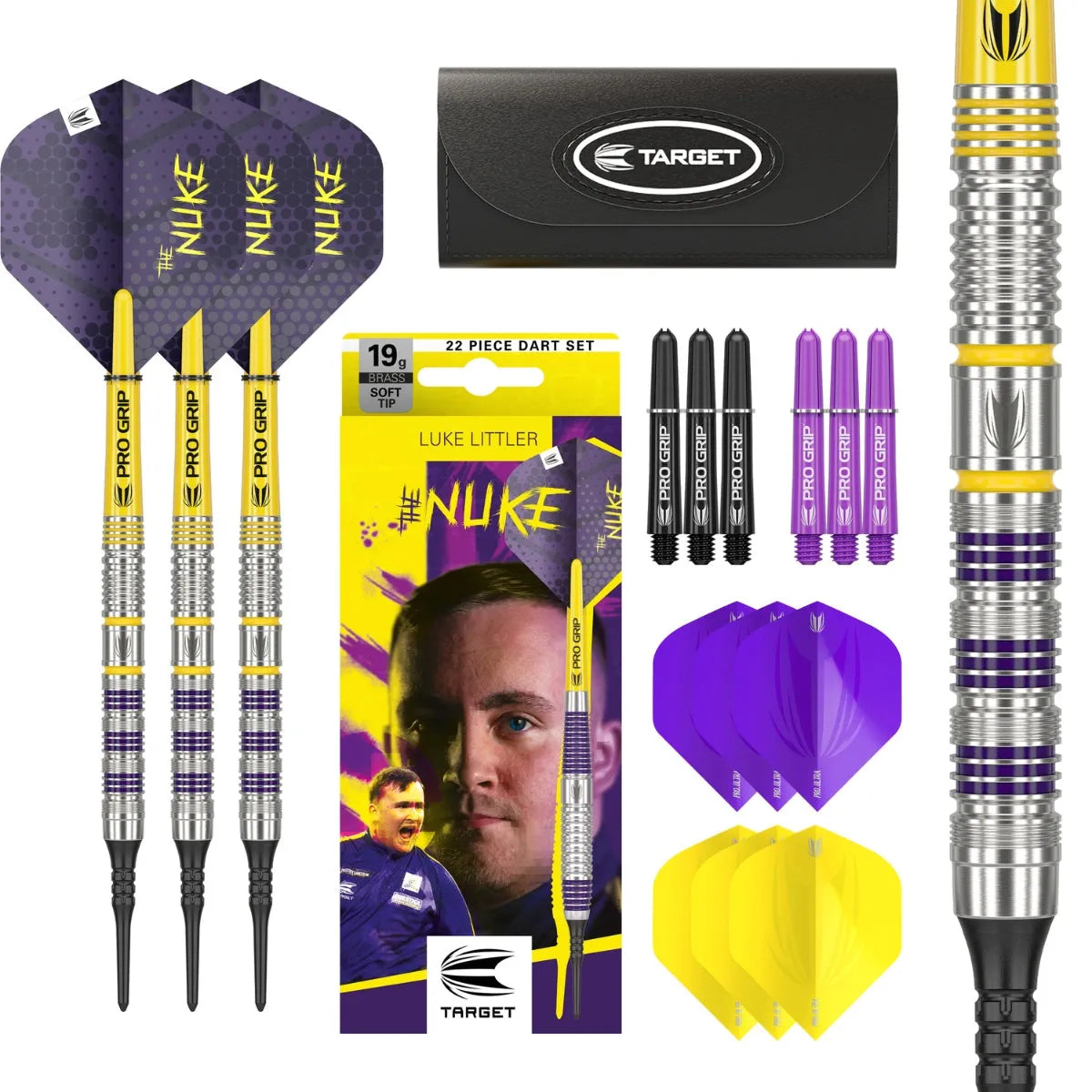 Luke Littler Brass Steel Tip Darts By Target
