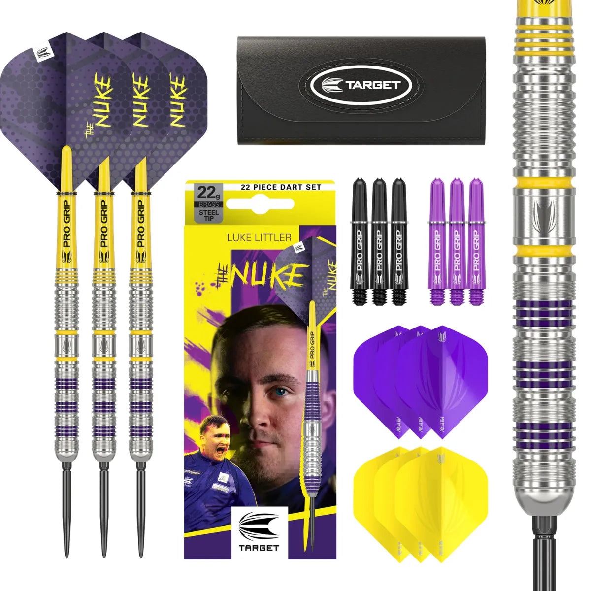 Luke Littler Brass Steel Tip Darts By Target