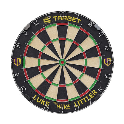 Luke The Nuke Littler Cabinet & Dartboard Set By Target