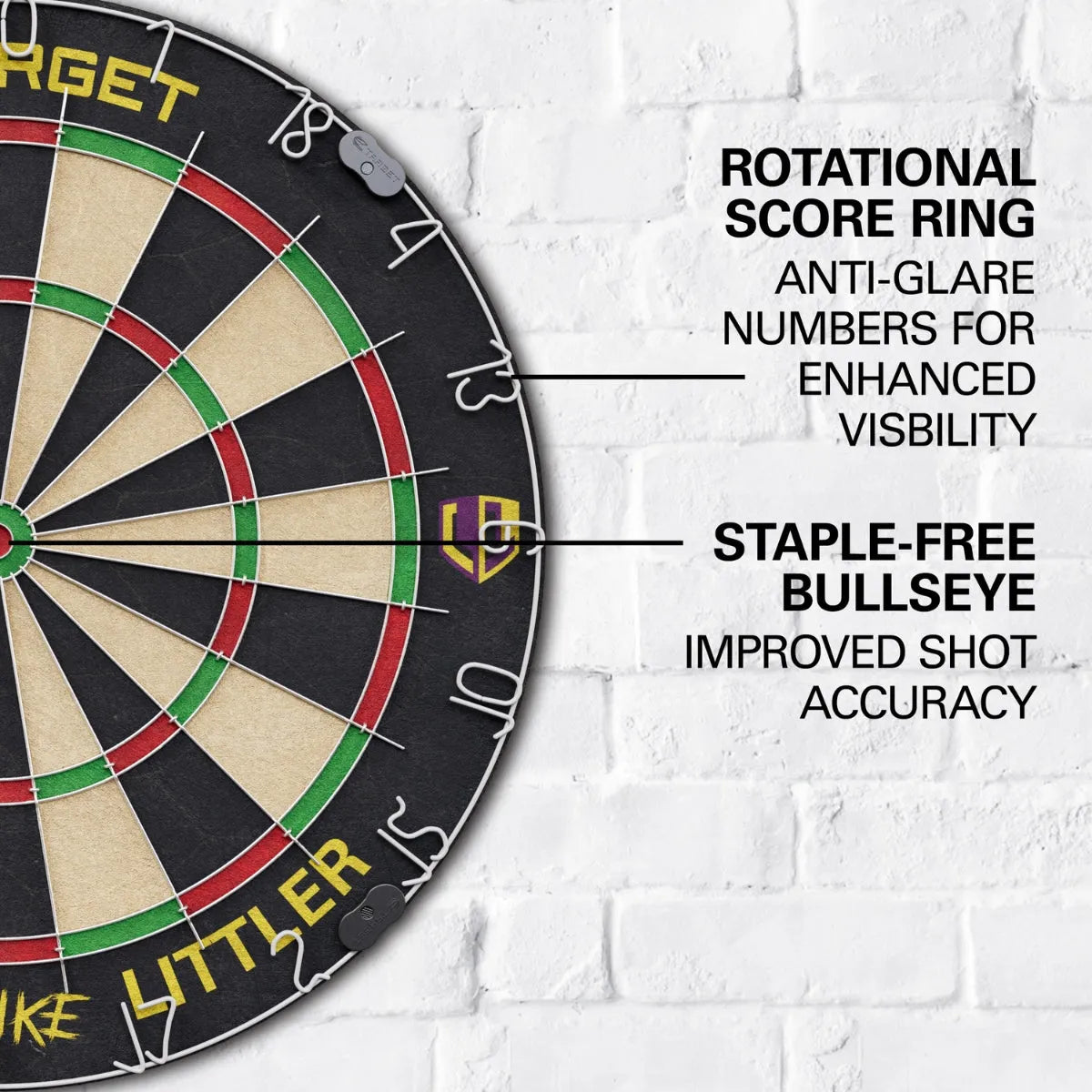 Luke The Nuke Littler Cabinet & Dartboard Set By Target