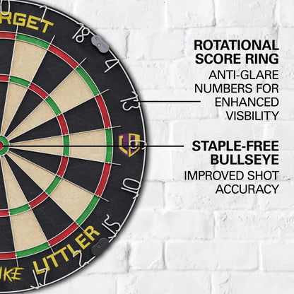 Luke The Nuke Littler Cabinet & Dartboard Set By Target