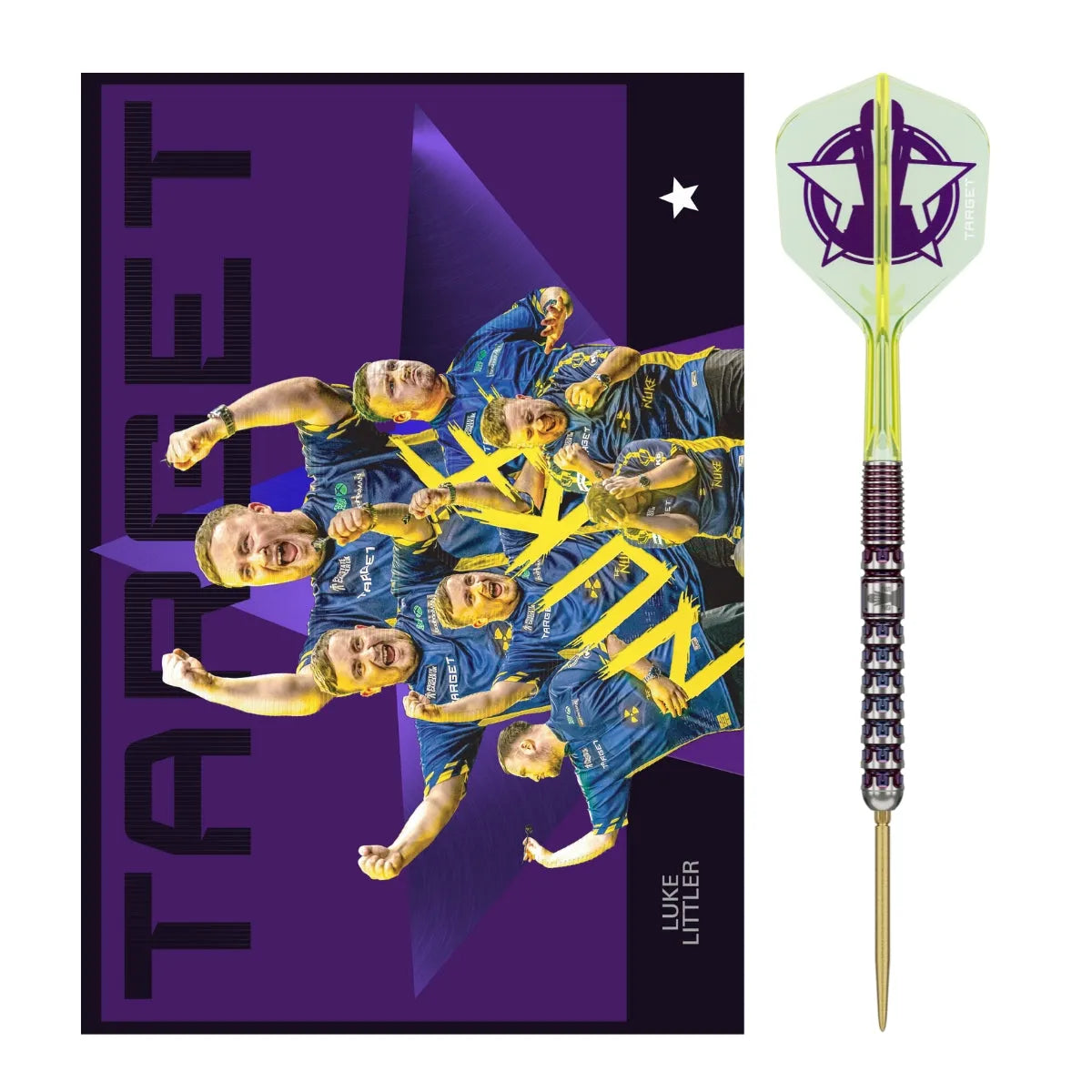 Luke Littler World Champion 2025 Edition 90% Tungsten Sp Steel Tip Darts By Target