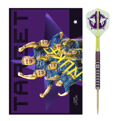 Luke Littler World Champion 2025 Edition 90% Tungsten Sp Steel Tip Darts By Target
